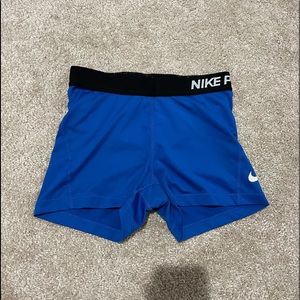 Nike Pro Spandex blue